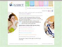 Tablet Screenshot of gamutearlyintervention.com